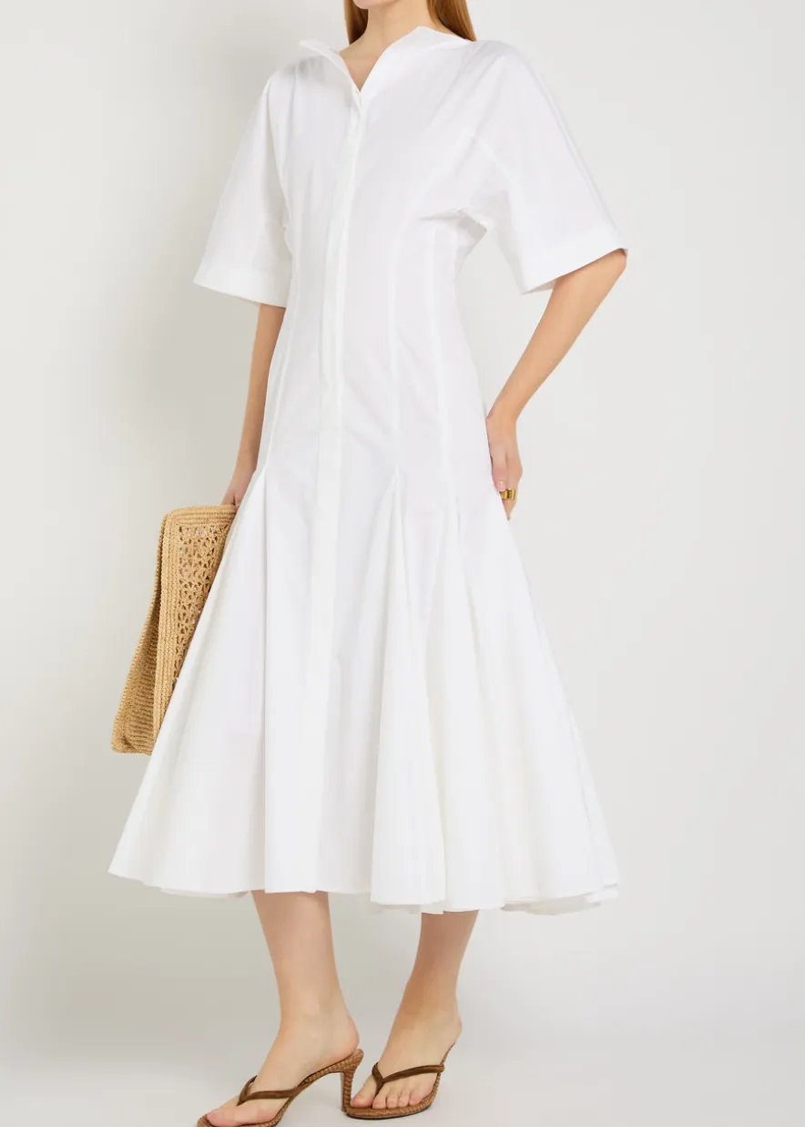 La Robe Moisson cotton-poplin midi dress