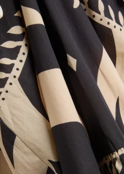 Latin Rhythms patterned cotton maxi dress