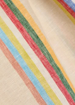 Laura striped linen maxi dress