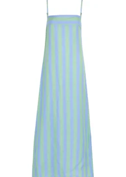 Laura striped linen midi dress