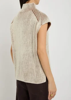 Lauren ribbed knit top