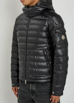 Lauros detachable-hood padded shell jacket