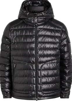 Lauros detachable-hood padded shell jacket