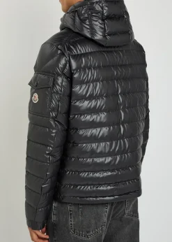 Lauros detachable-hood padded shell jacket