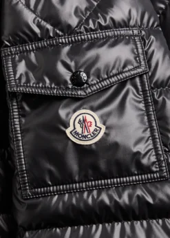Lauros detachable-hood padded shell jacket