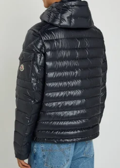 Lauros detachable-hood padded shell jacket