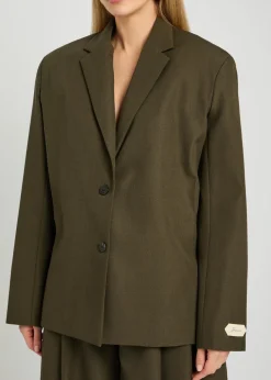 La Veste Carree wool blazer