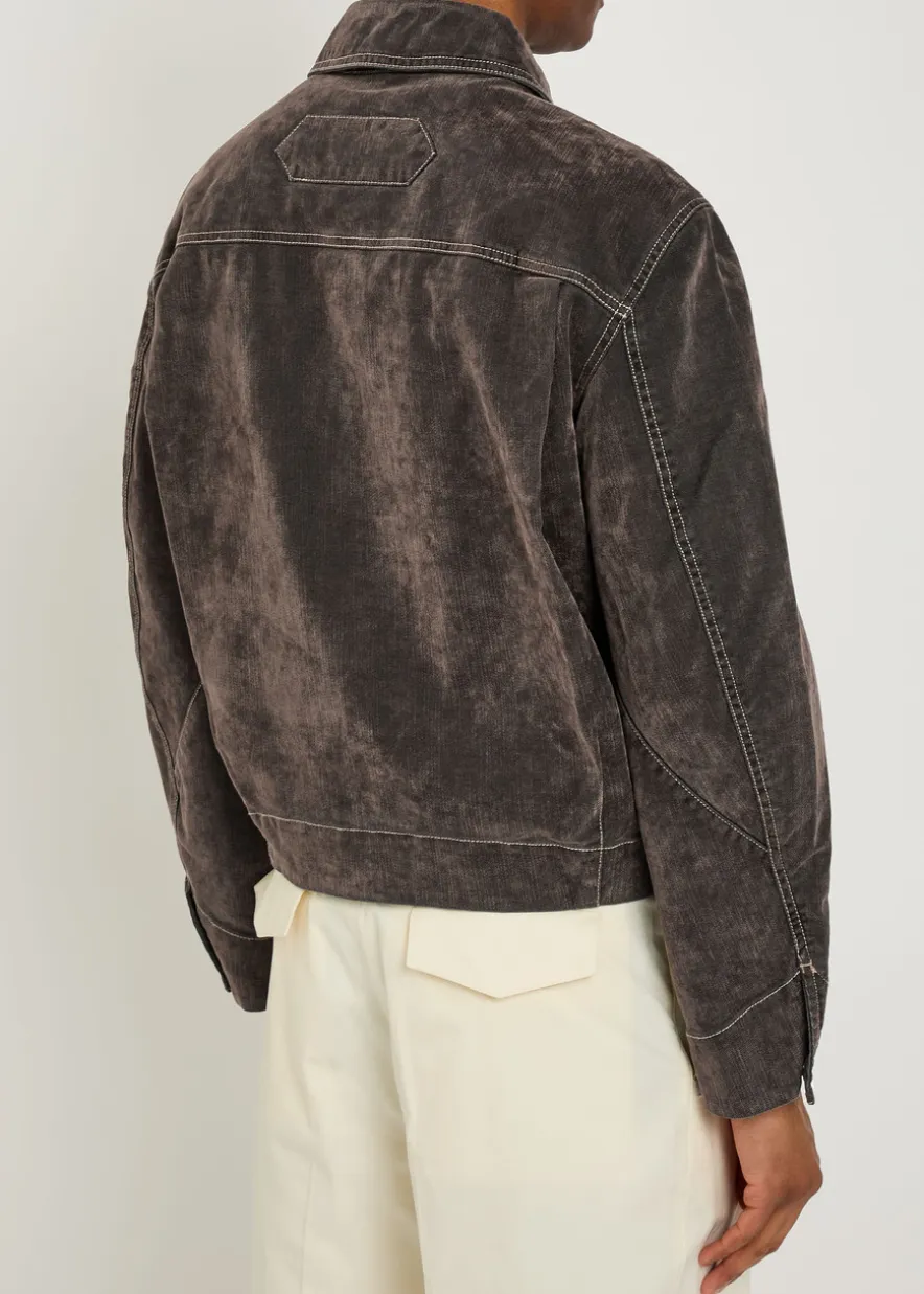 La Veste de-Nîmes Mirada brushed denim jacket