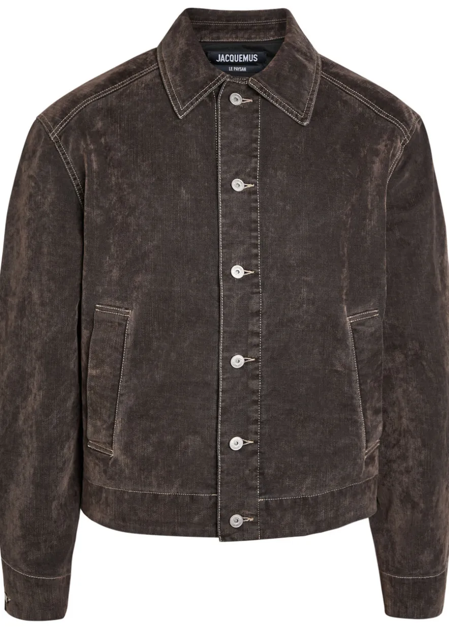 La Veste de-Nîmes Mirada brushed denim jacket