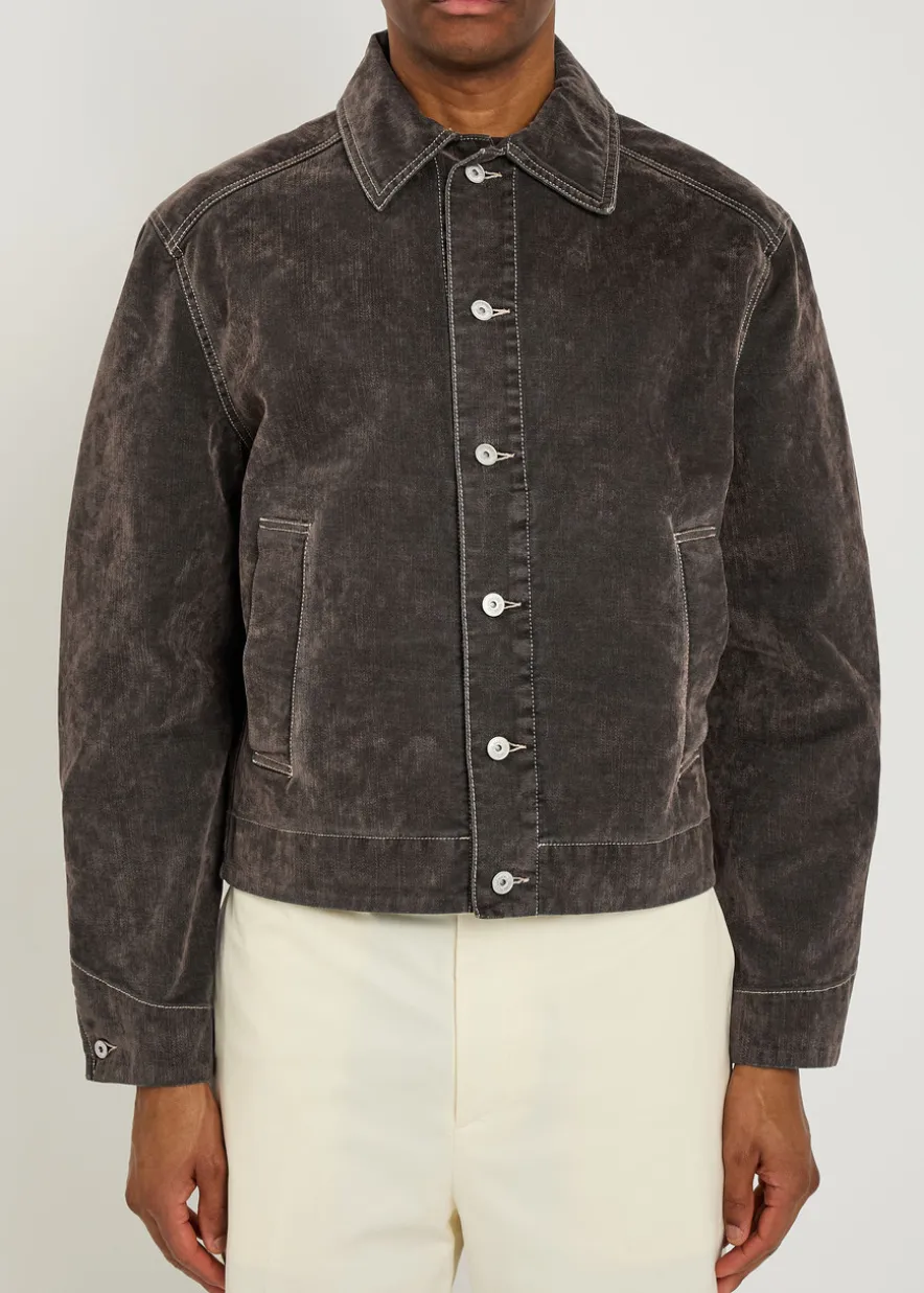 La Veste de-Nîmes Mirada brushed denim jacket