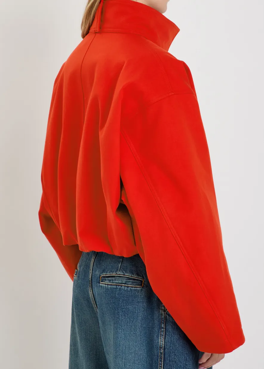 Layered padded cotton jacket