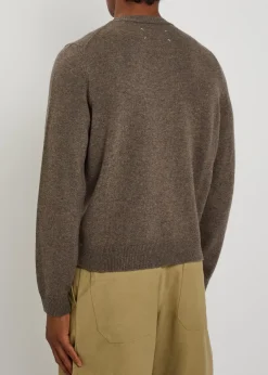 Layered wool jumper