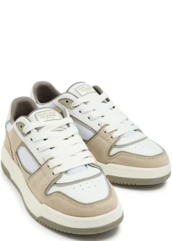 Lay Up panelled leather sneakers