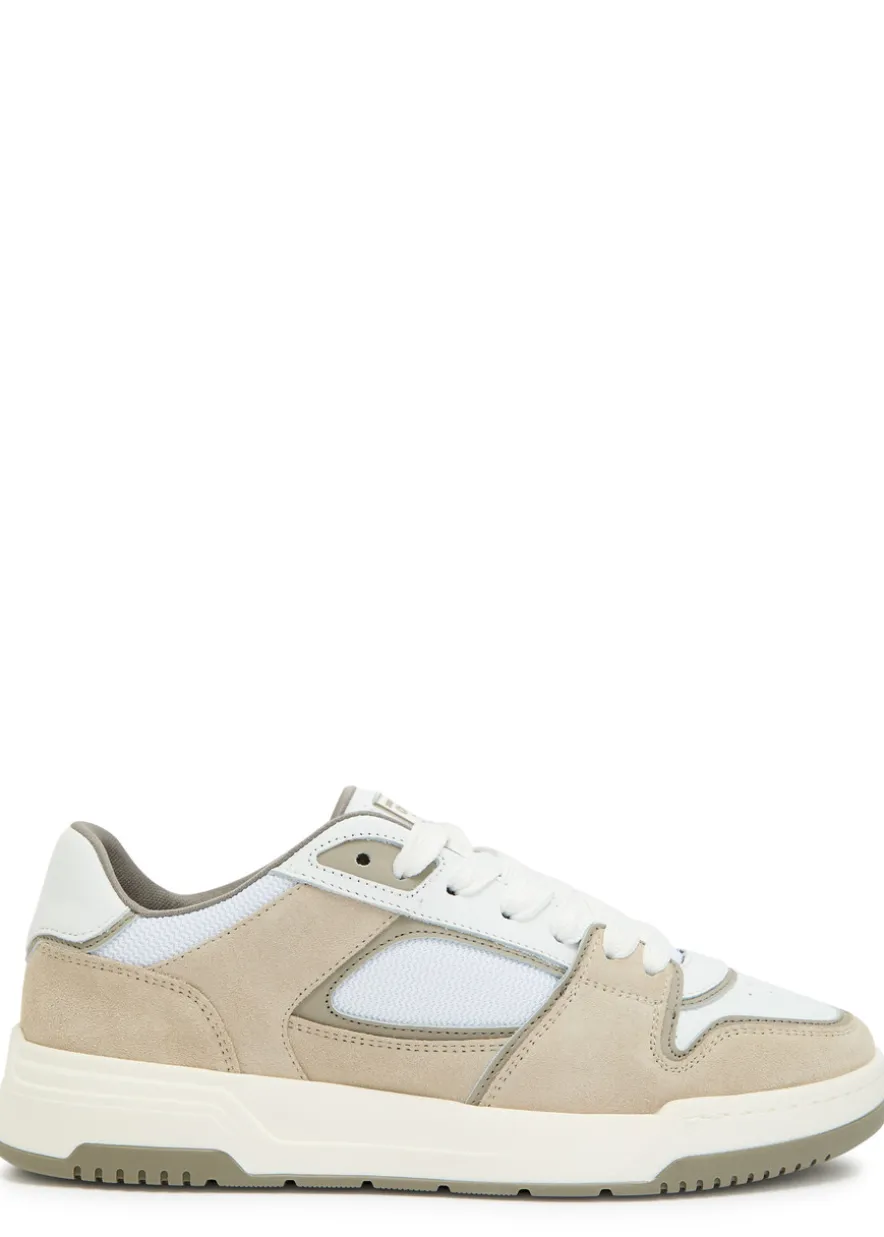 Lay Up panelled leather sneakers