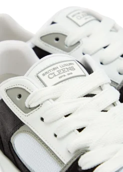 Lay Up panelled leather sneakers