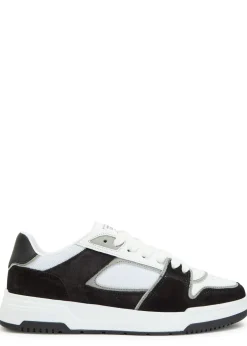 Lay Up panelled leather sneakers