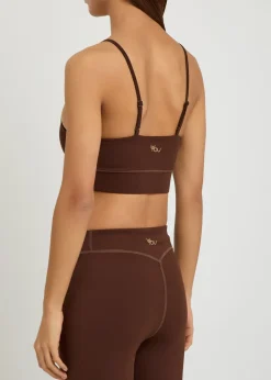 Leamington stretch-jersey bra top