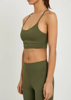 Leamington stretch-jersey bra top