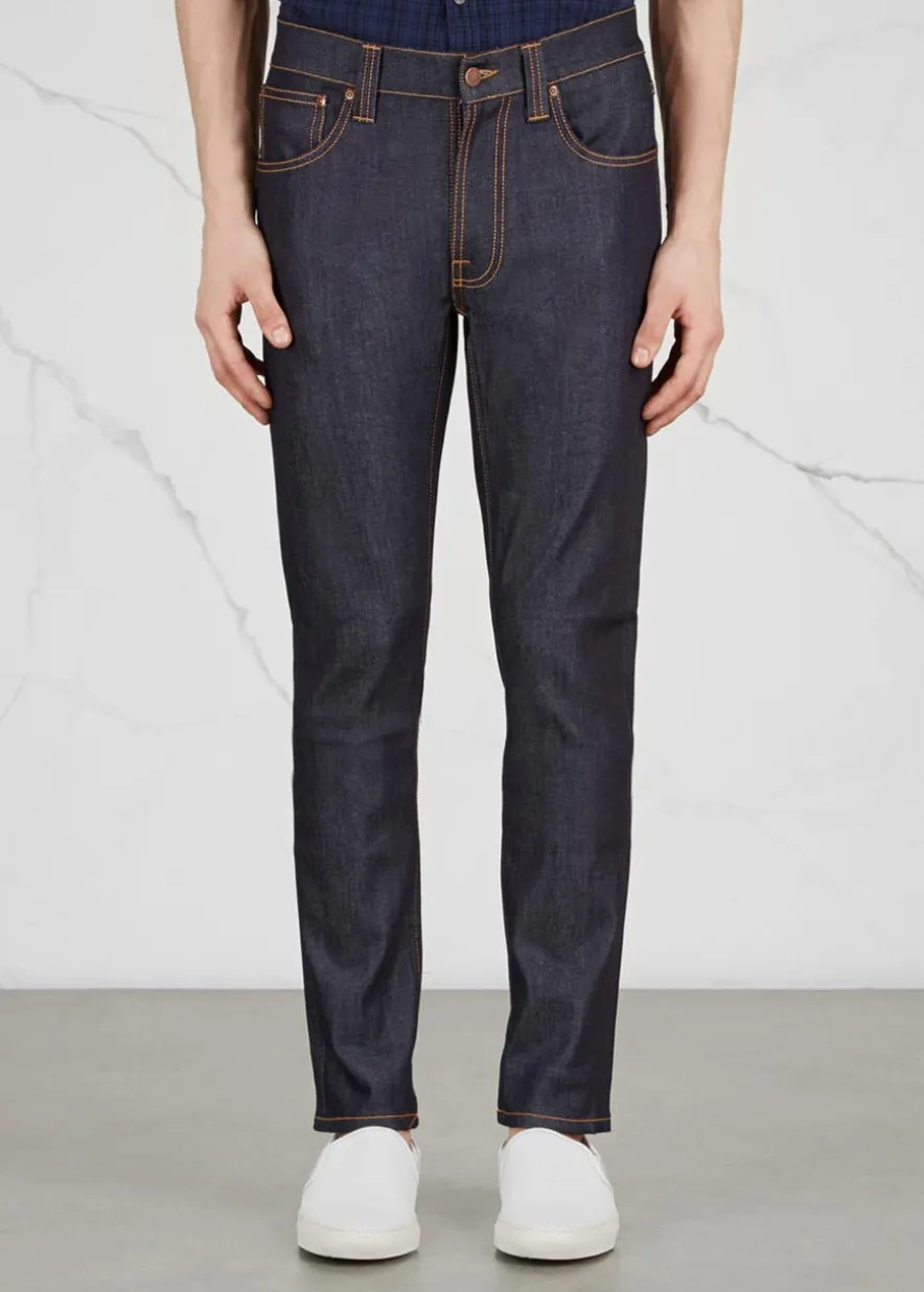 Lean Dean indigo slim-leg jeans