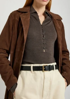 Leather belt