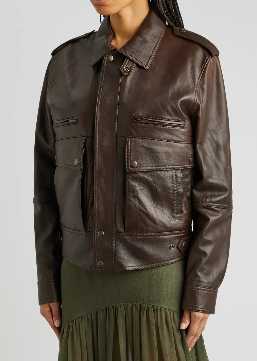 Leather jacket