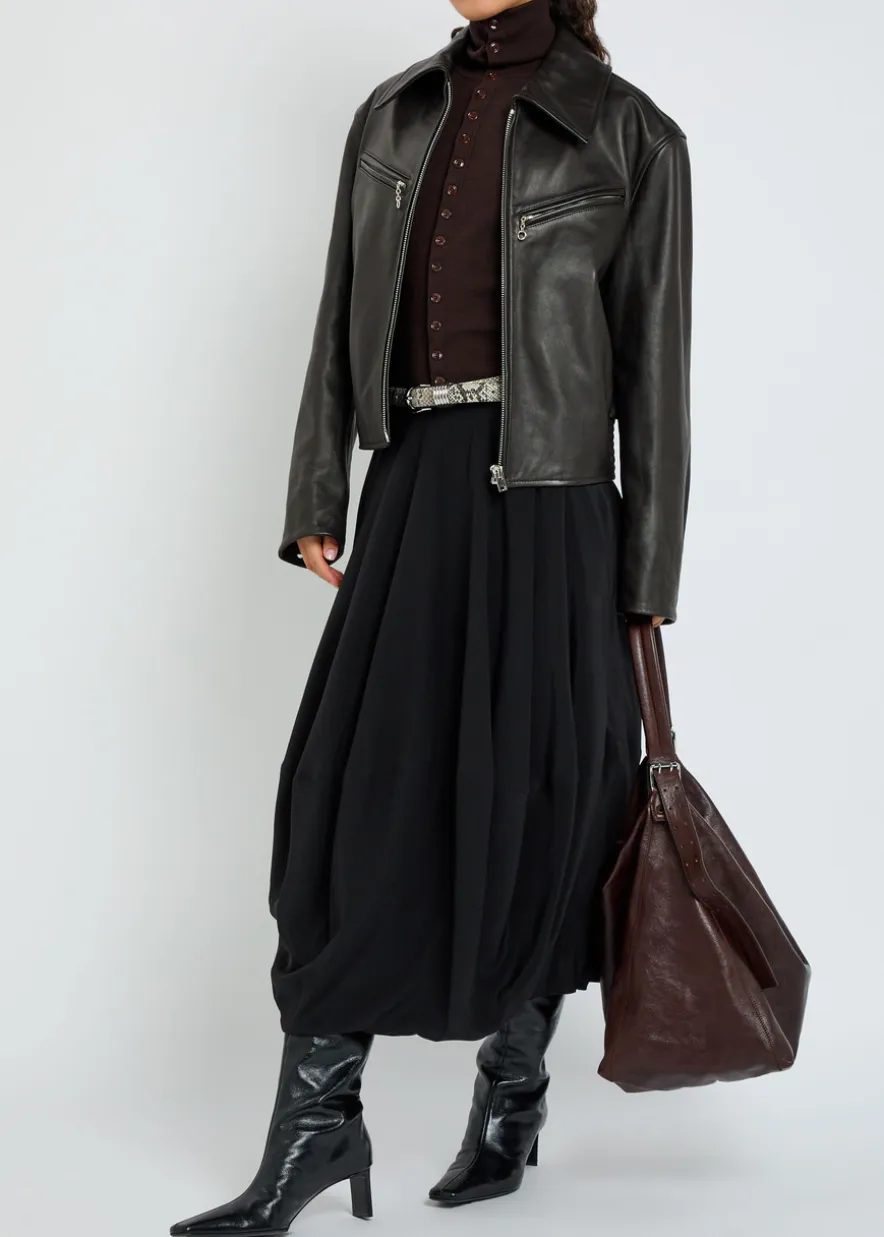 Leather jacket