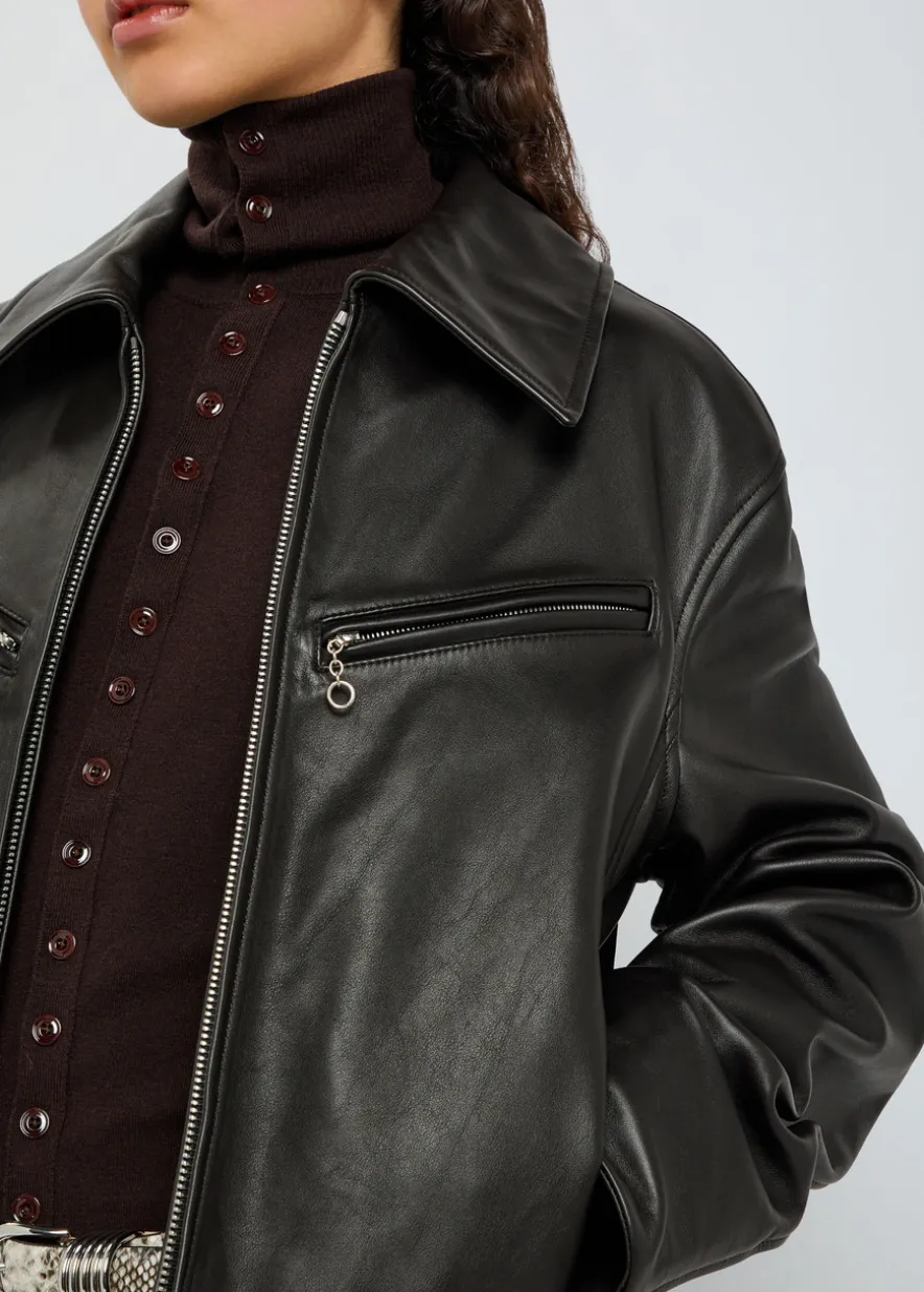 Leather jacket