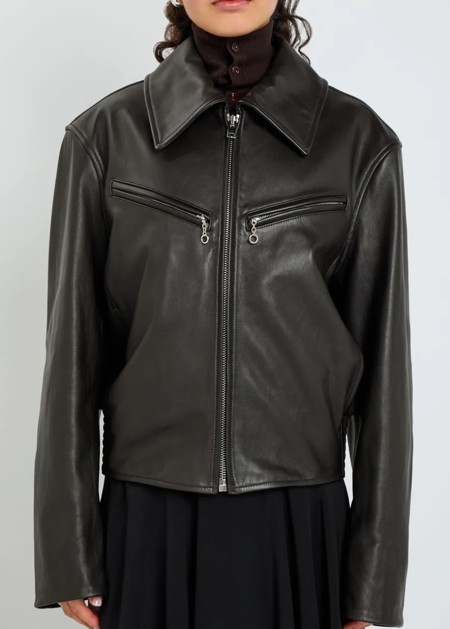 Leather jacket