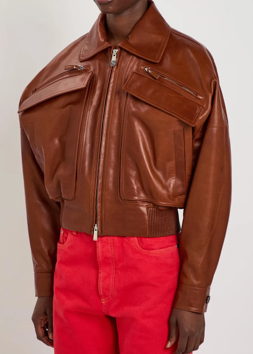 Leather jacket