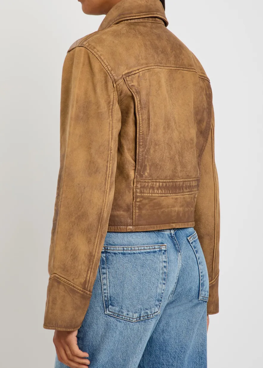 Leather jacket