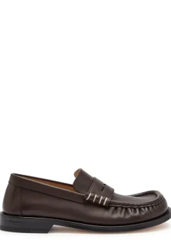 Leather loafers