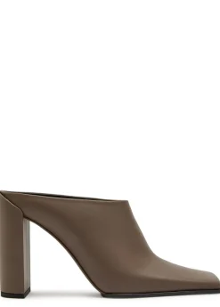 90 leather mules
