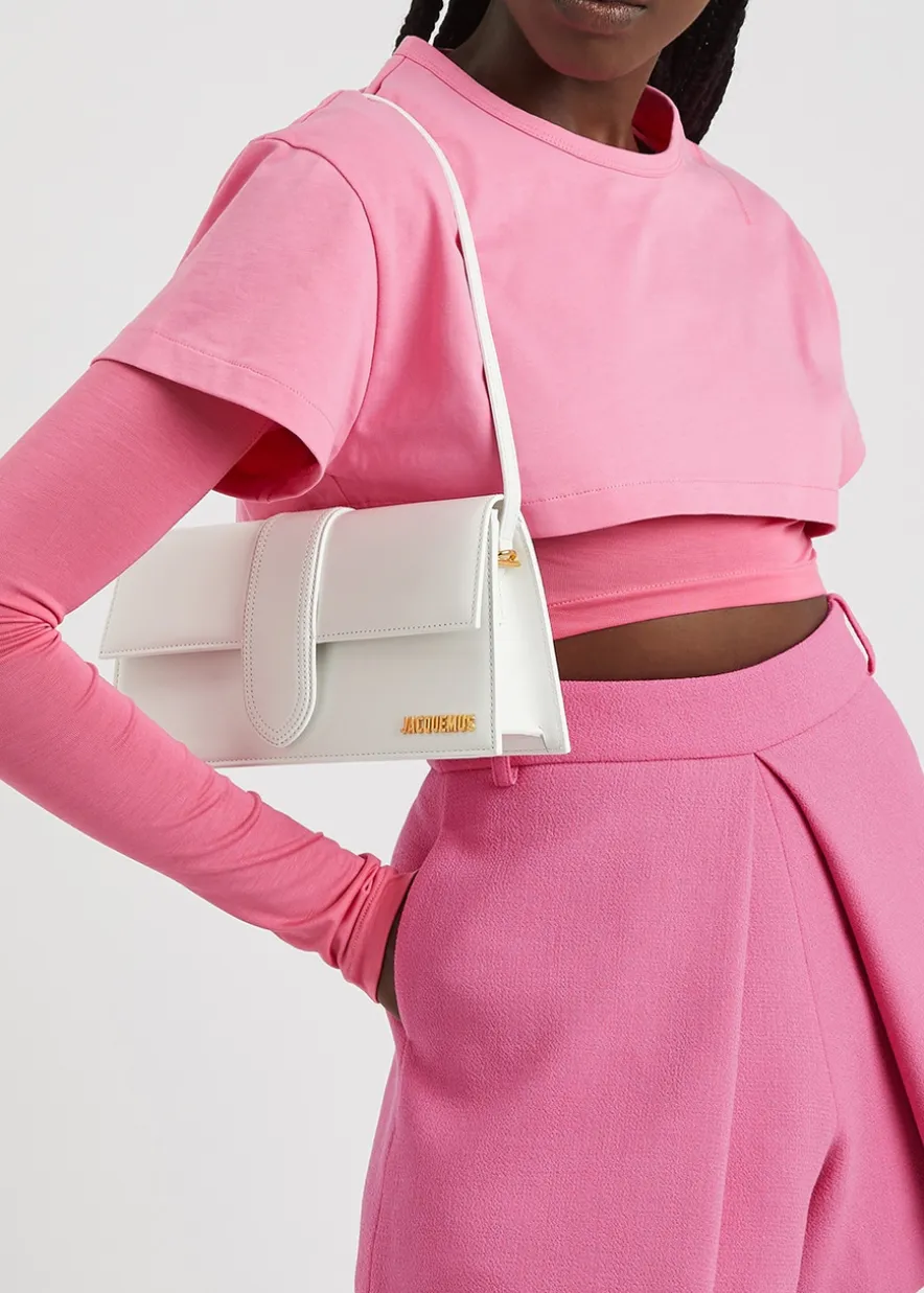Le Bambino leather top handle bag