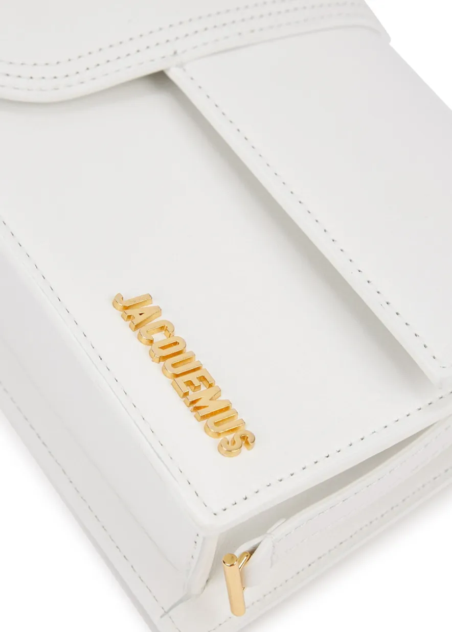 Le Bambino leather top handle bag