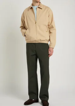 Le Blouson Drôle logo stretch-cotton jacket