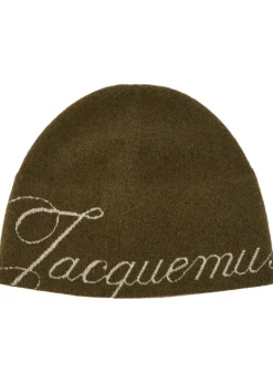 Le Bonnet Atelier logo-intarsia wool-blend beanie