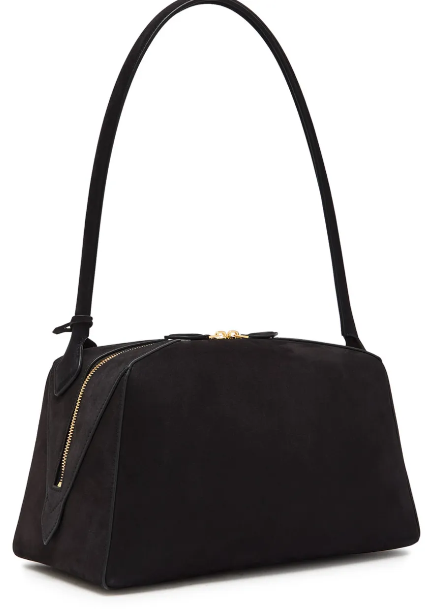 Le Bulldog grained nubuck shoulder bag