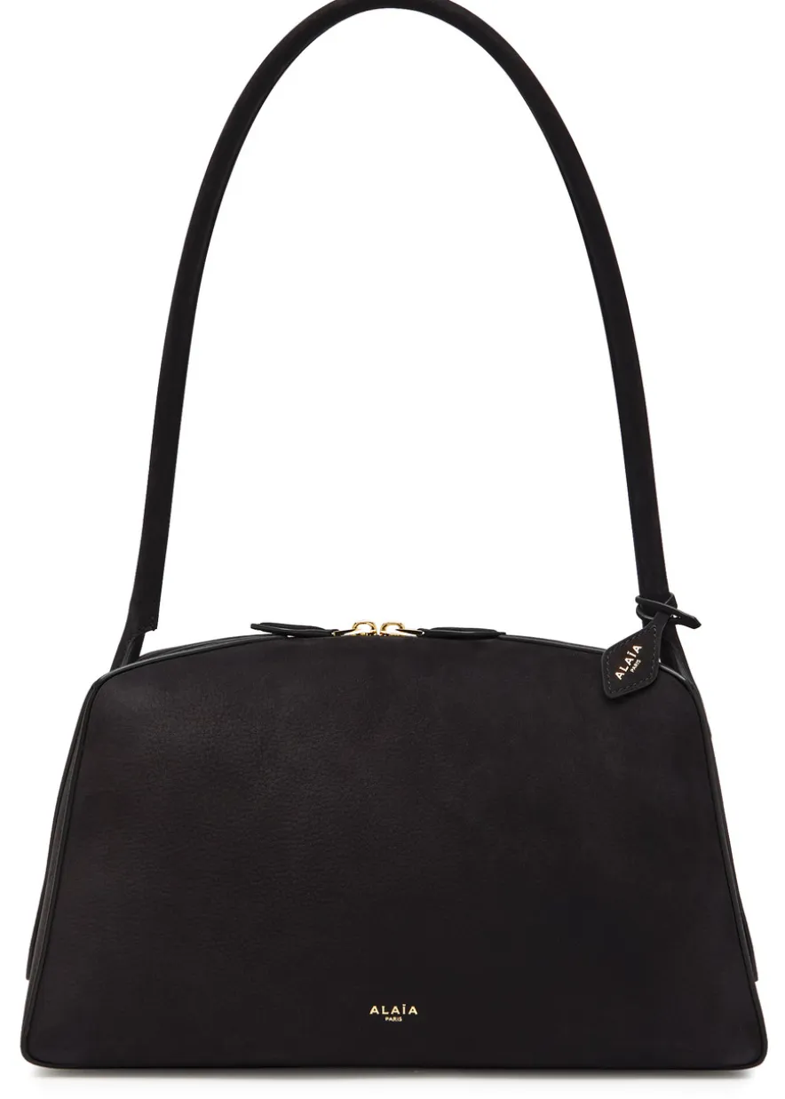 Le Bulldog grained nubuck shoulder bag