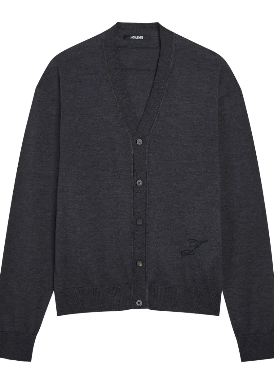 Le Cardigan merino wool-blend cardigan