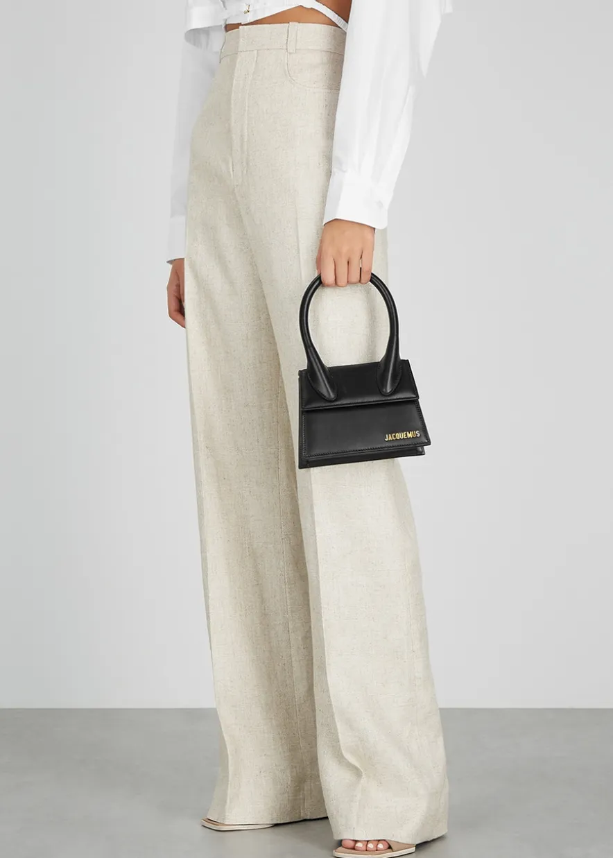 Le Chiquito Moyen leather top handle bag