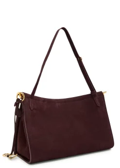 Le Click Pocket 35 nubuck shoulder bag