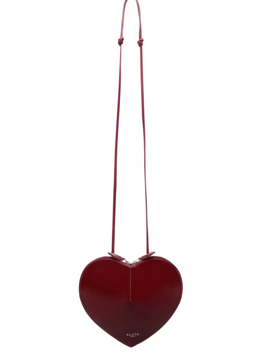 Le Coeur patent leather cross-body bag