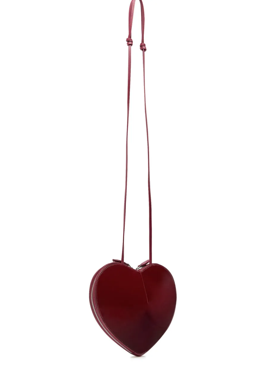 Le Coeur patent leather cross-body bag