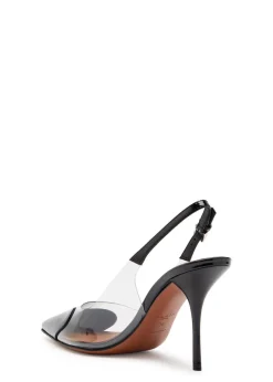 Le Coeur 90 patent leather slingback pumps