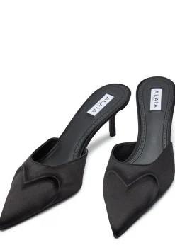 Le Coeur 55 satin mules