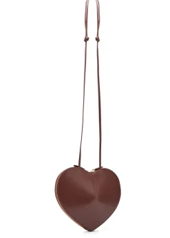 Le Coeur suede cross-body bag