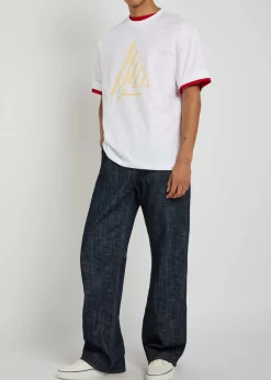 Le De-Nimes Droit wide-leg jeans