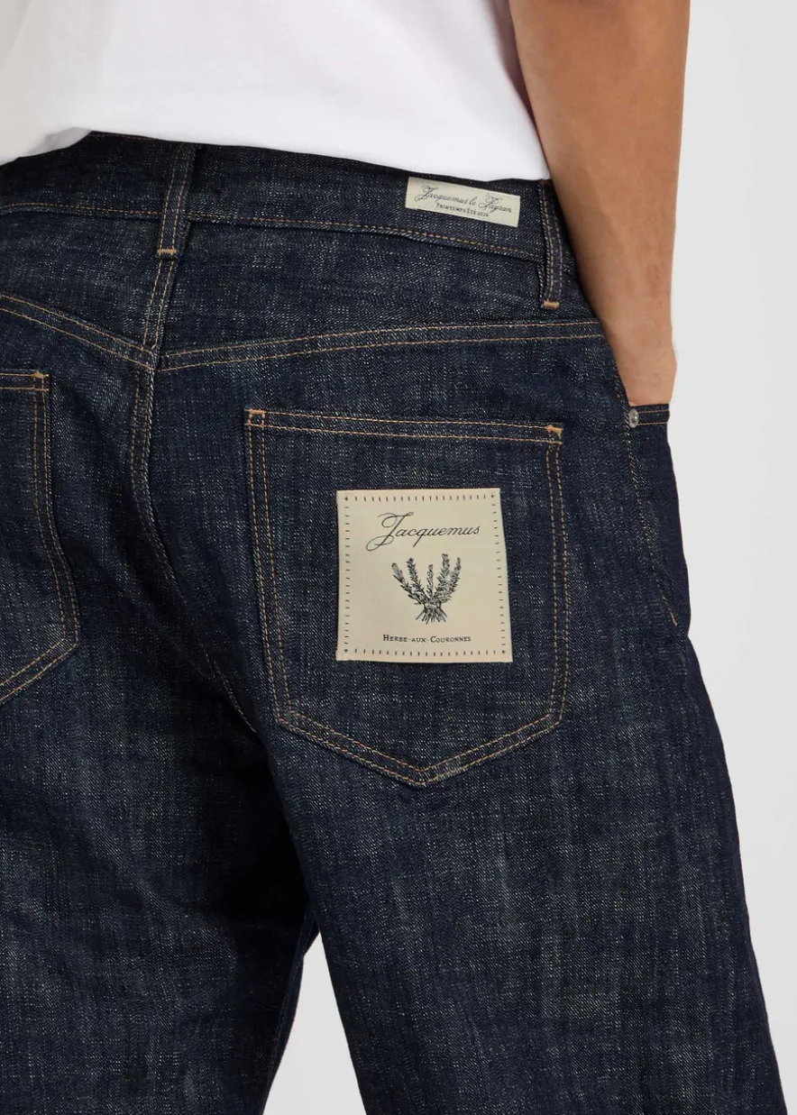 Le De-Nimes Droit wide-leg jeans