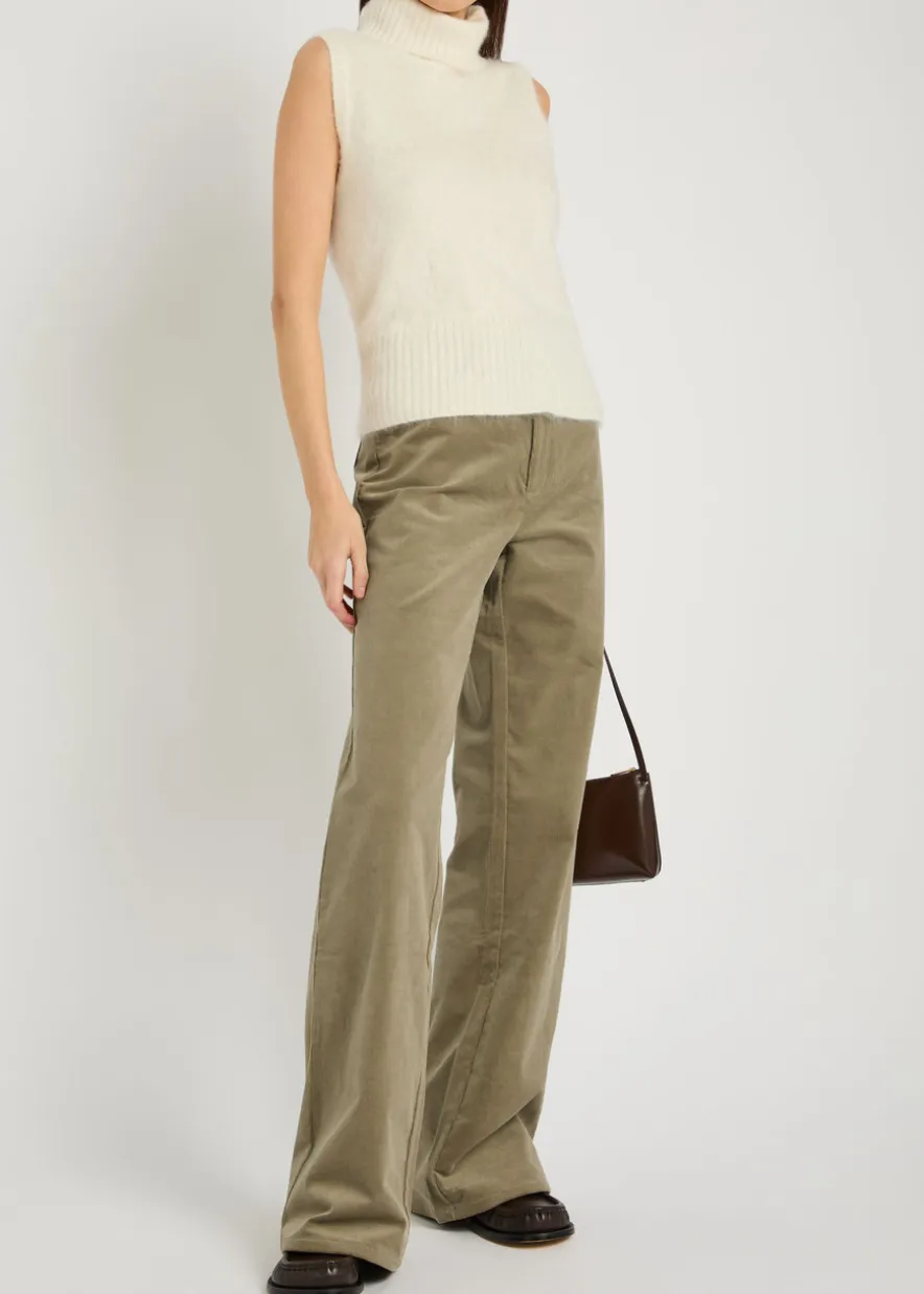 Leenah wide-leg corduroy trousers