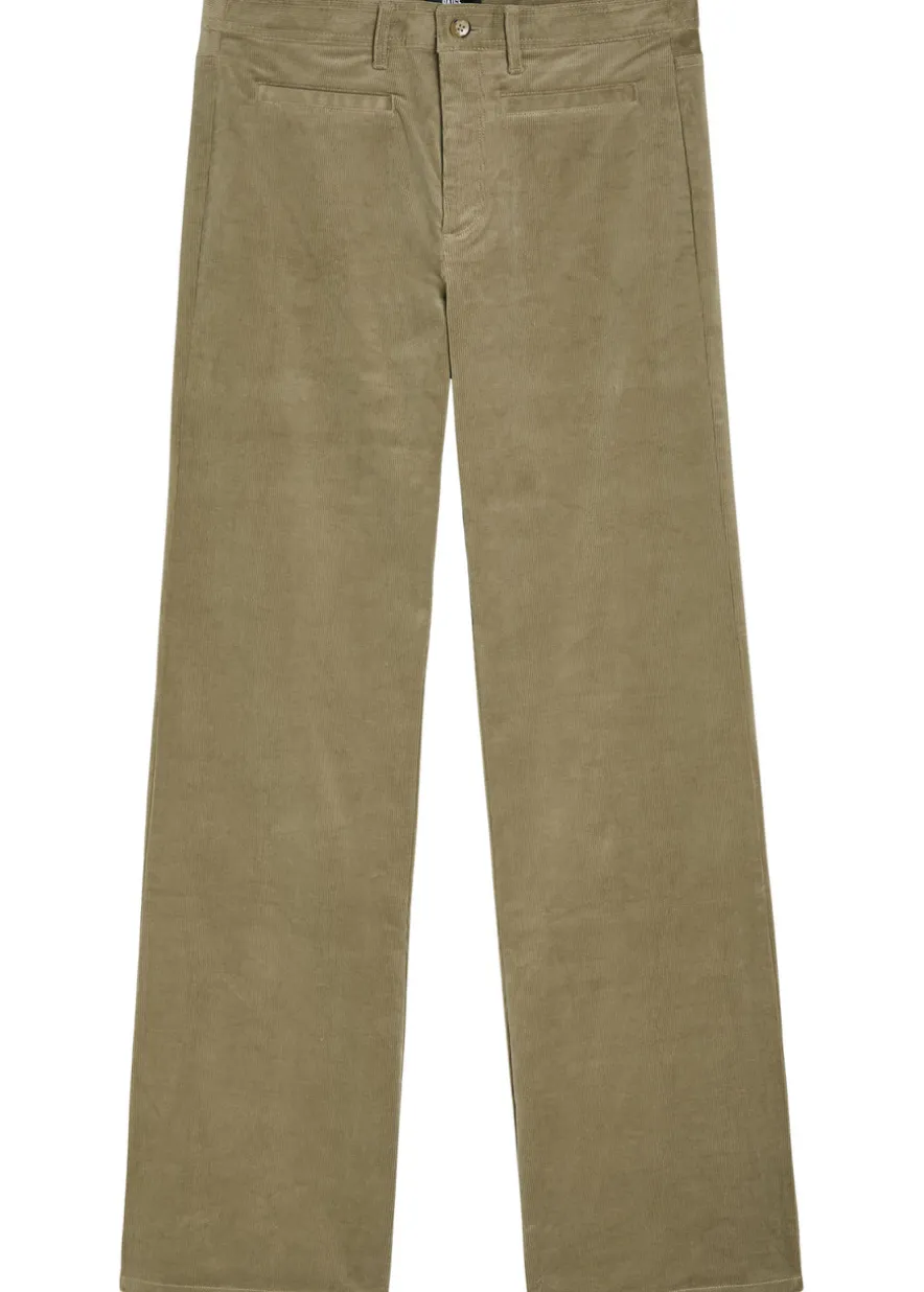 Leenah wide-leg corduroy trousers